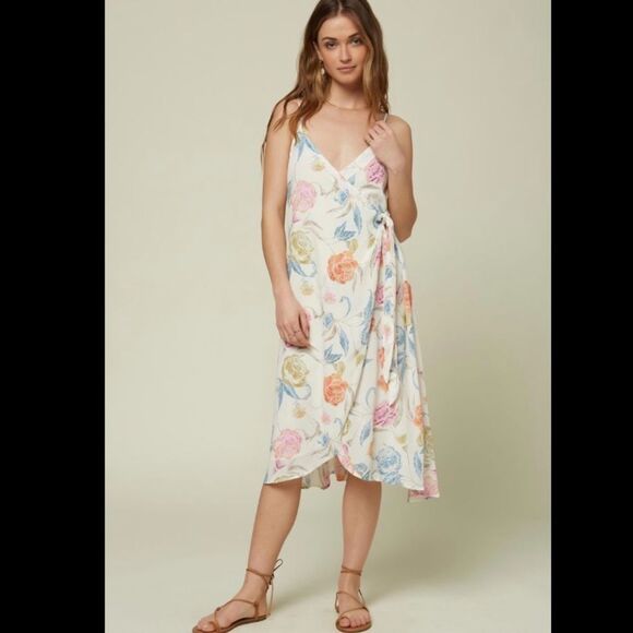 O’NEILL Osiris wrap dress. Size large - Picture 3 of 8